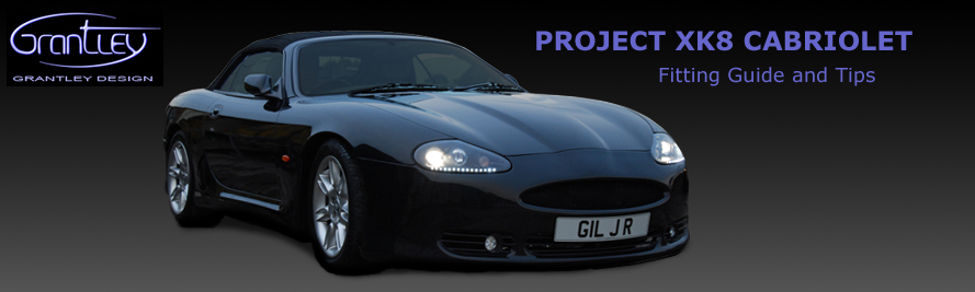 Grantley design Jaguar body kit fitting guide instructions
